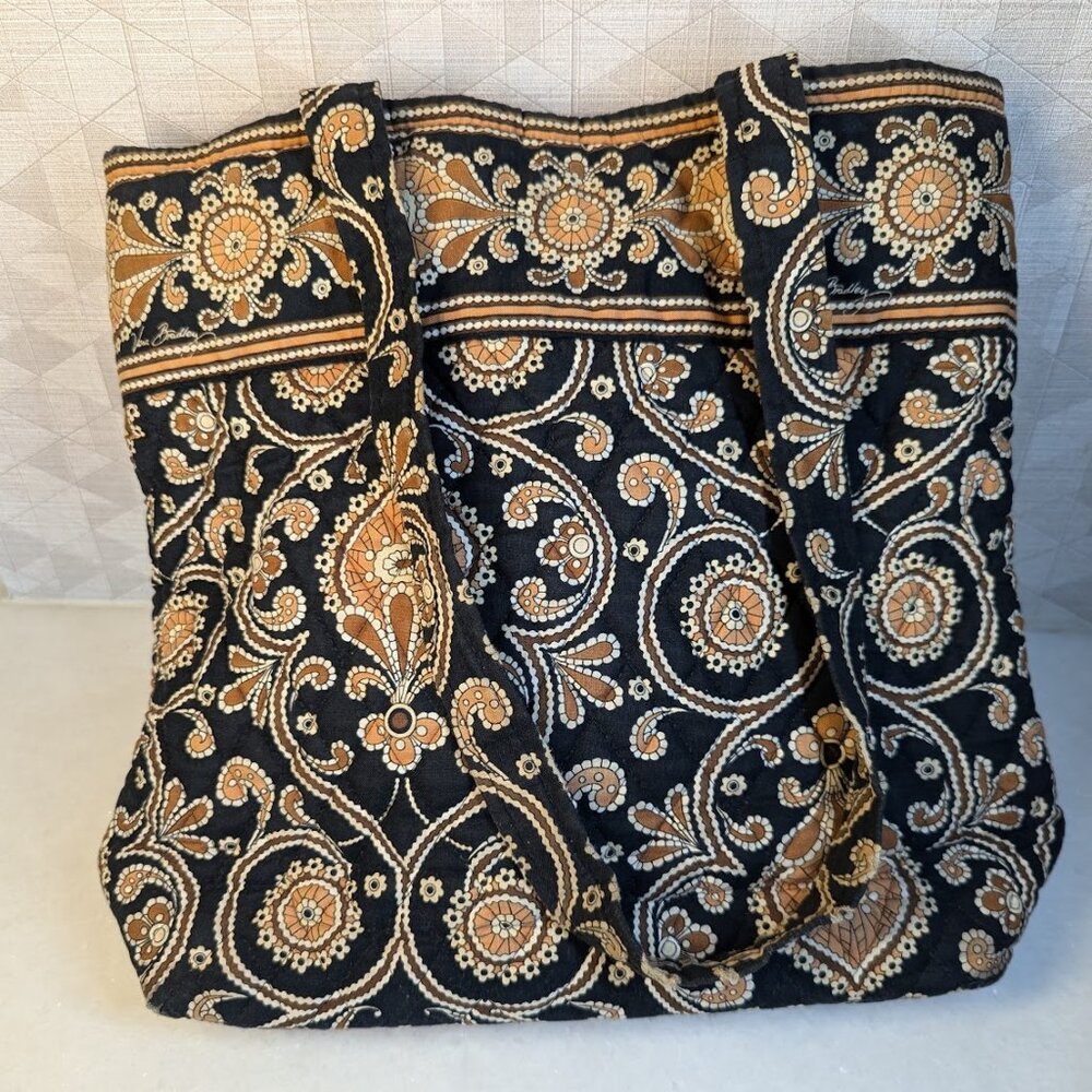 Vera Bradley Caffe Latte Morgan Shoulder Bag Double Straps RETIRED